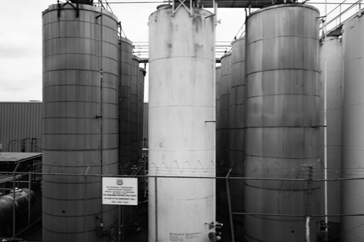 Taken from a moving train, the Amtrak Coast Starlight